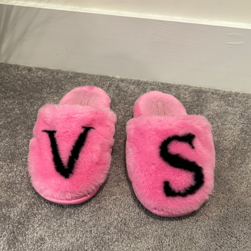 Pink VS Fuzzy Slippers